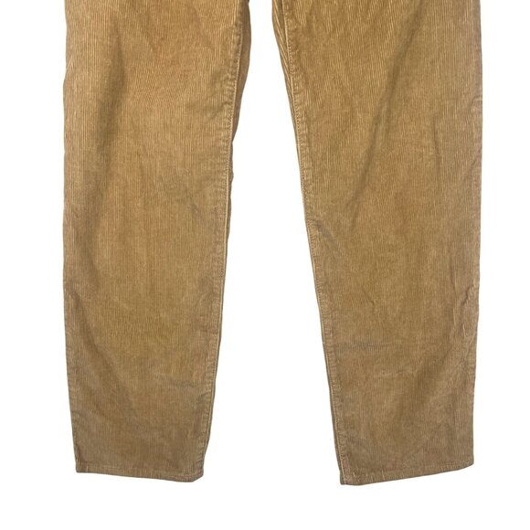 Levis 94 Baggy Corduroy Pants Size 24 Mid Rise Loose Fit Straight Leg Tan Womens - Picture 13 of 15